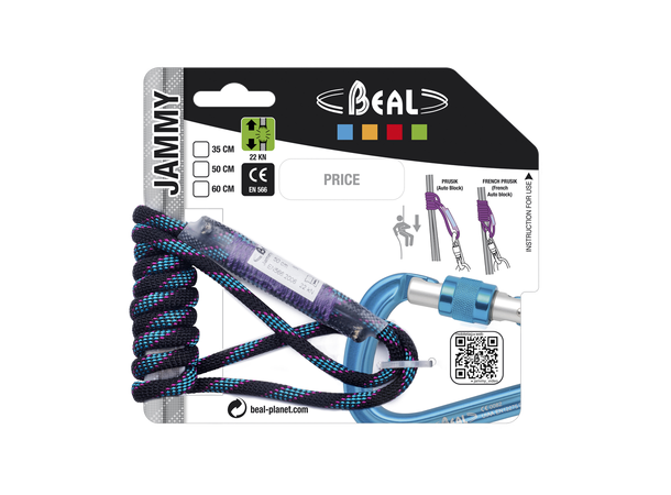 Beal JAMMY Klemknutetau Sydd 5,5mm klemknutetau 