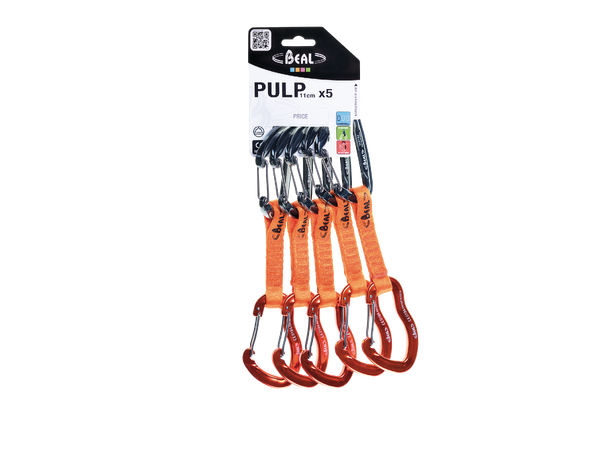 Beal PULP QUICKDRAW 11CMx5stk Kortslynge Orange 