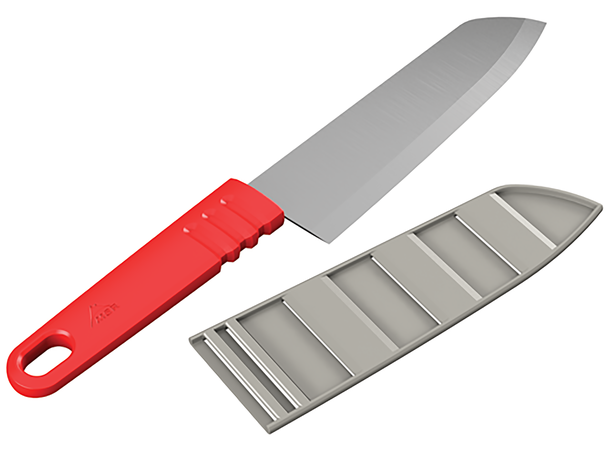 MSR Alpine Chef's Knife Red Kjøkkenkniv m/slire 