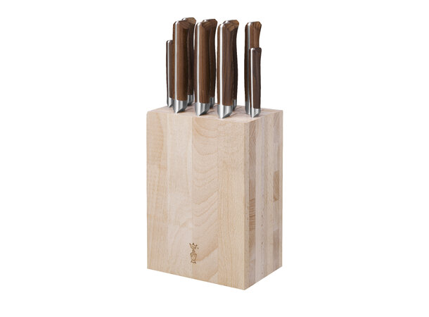 Opinel Kitchen Knife Storage Block 9 knives - kun knivblokk 