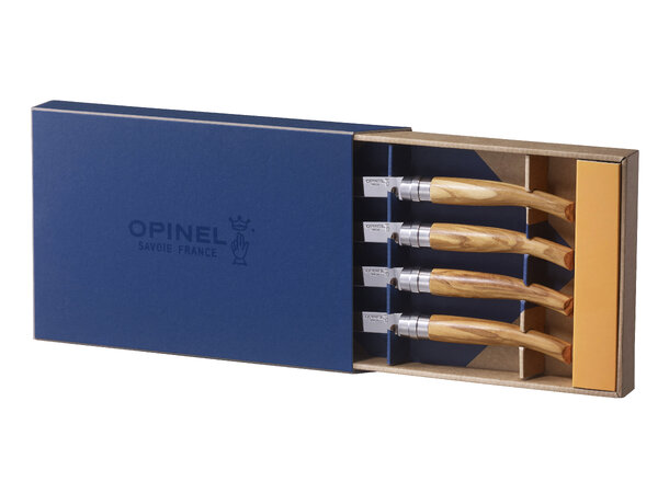 Opinel Olive Chic Table Box Set Sett med 4 kniver 