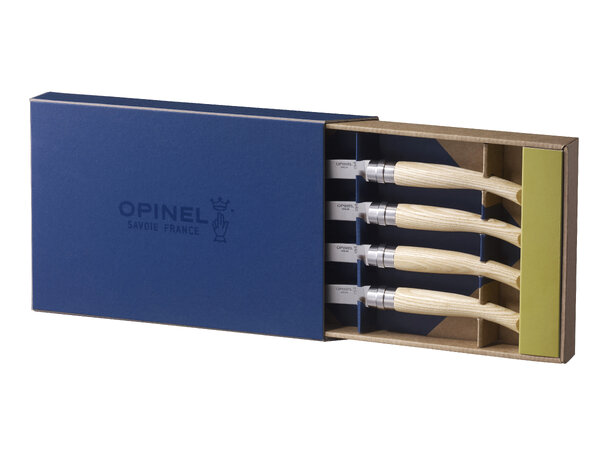 Opinel Ash Chic Knives Table Box Set Sett av 4 kniver 