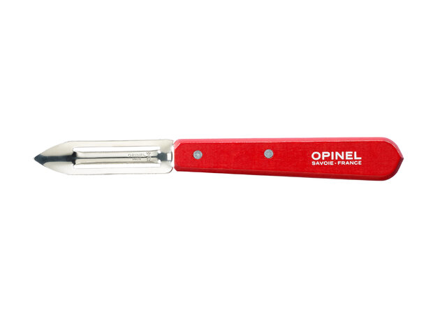 Opinel Microserrated Peeler Red 