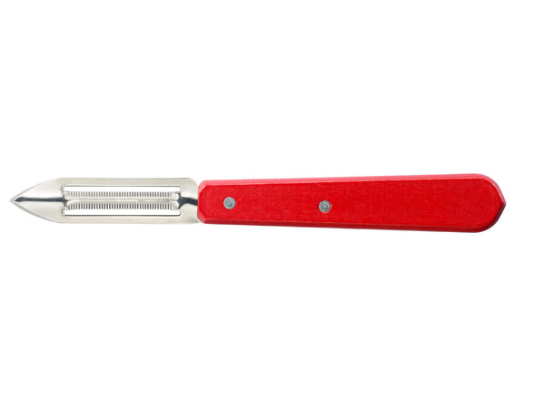 Opinel Microserrated Peeler Red 