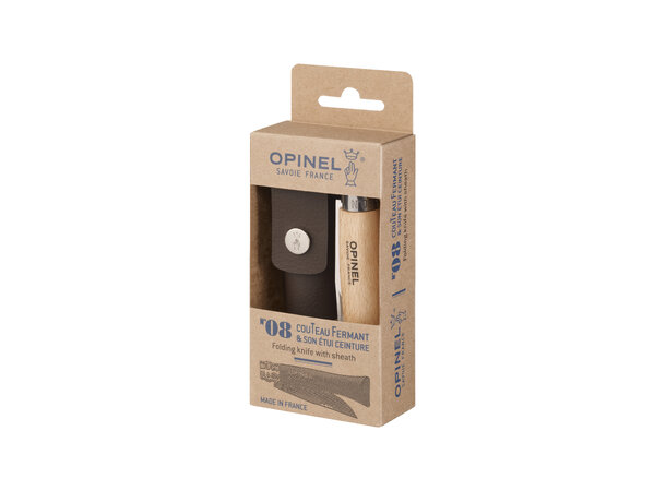 Opinel N°08 Stainless Steel + Sheath 
