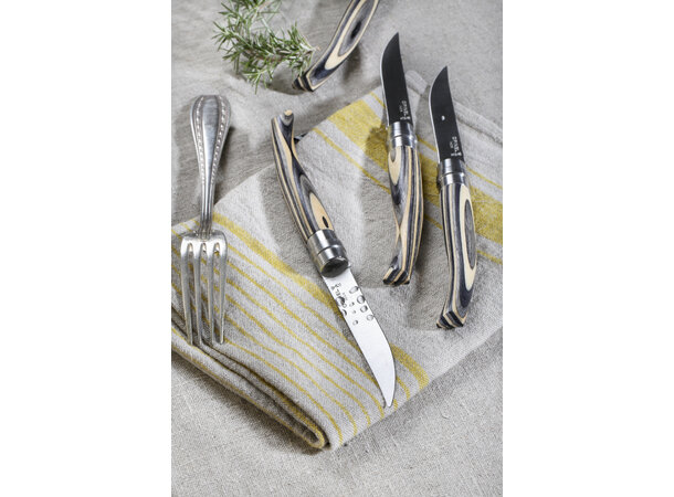 Opinel Laminated Birch Chic Table Set Sett av 4 kniver 