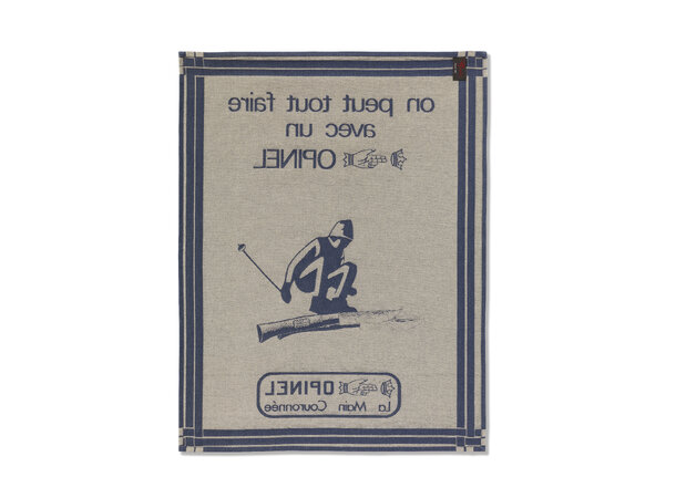 Opinel Tea Towel «On peut tout faire...» Tehåndkle 
