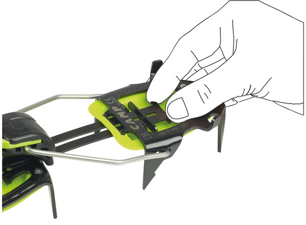 CAMP ASCENT - UNIVERSAL Stegjern 10 taggers stegjern 