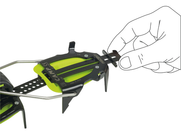 CAMP ASCENT - UNIVERSAL Stegjern 10 taggers stegjern 