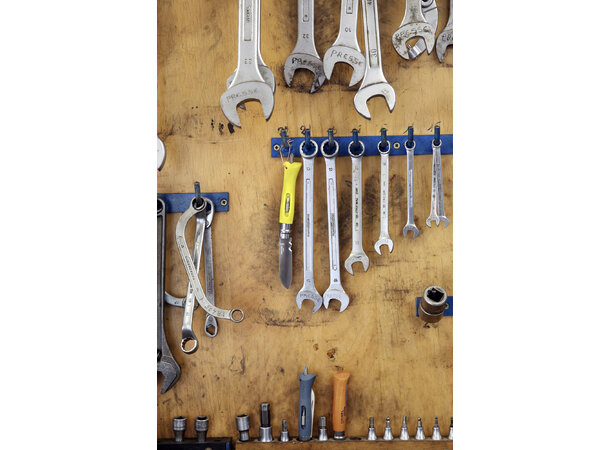 Opinel N°09 DIY Yellow Multikniv m/bitsholder 