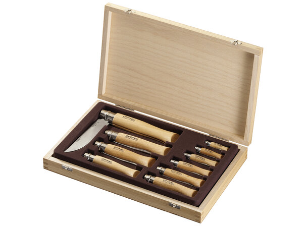 Opinel The Collection 10 Stainless Steel Knives 