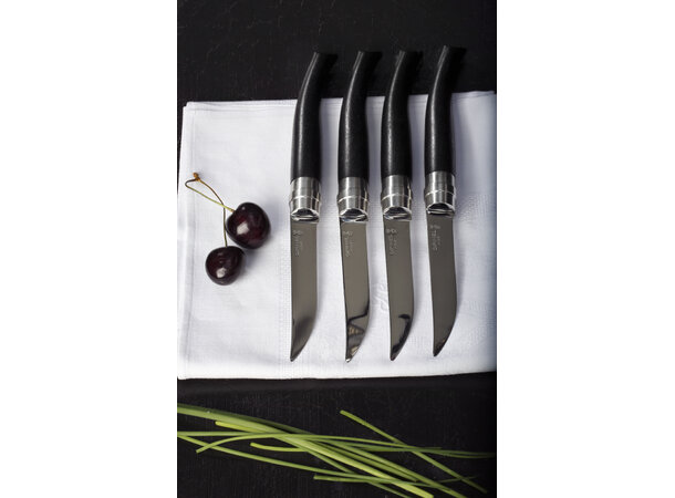 Opinel Ebony knives Chic Table Box Set Sett av 4 kniver 