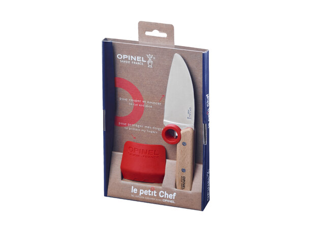 Opinel "Le Petit Chef" Kniv barn Kniv og fingerbeskyttelse 