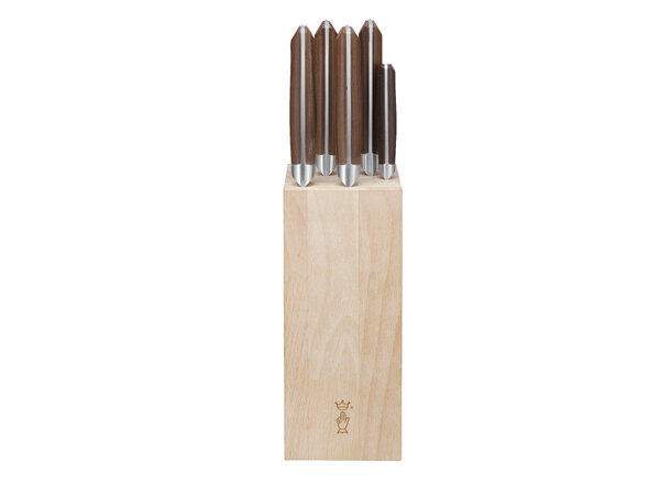Opinel Kitchen Knife Storage Block 5 knives - kun knivblokk 