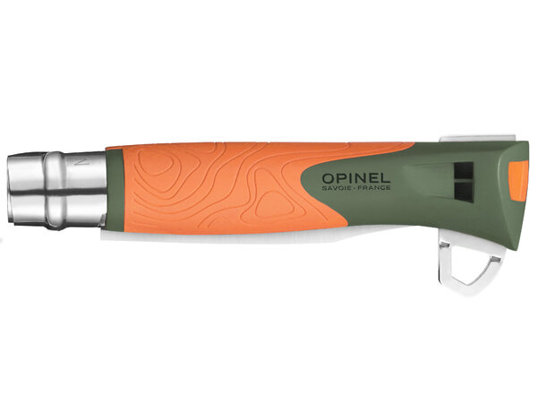 Opinel N°12 Explore Orange w/ Tick Removal Tool 