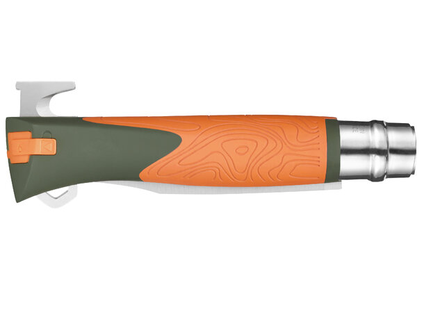 Opinel N°12 Explore Orange w/ Tick Removal Tool 