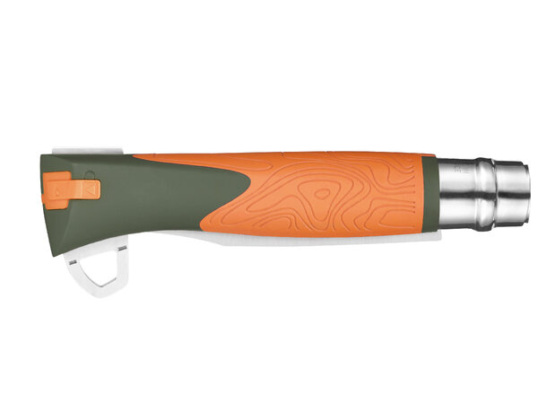 Opinel N°12 Explore Orange w/ Tick Removal Tool 