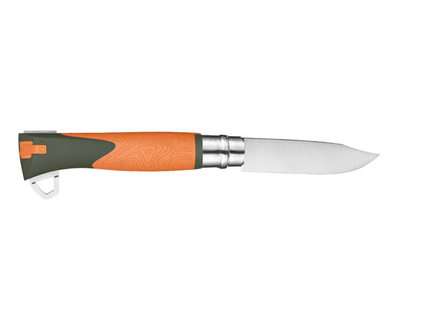 Opinel N°12 Explore Orange w/ Tick Removal Tool 