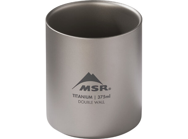 MSR Titan Cup Double Wall Mug 375 mL Titanium - 375 ML 