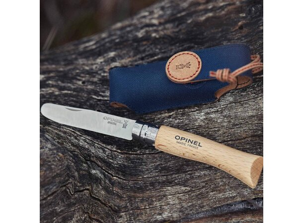Opinel My First Opinel + sheath Box Kniv og slire for barn 