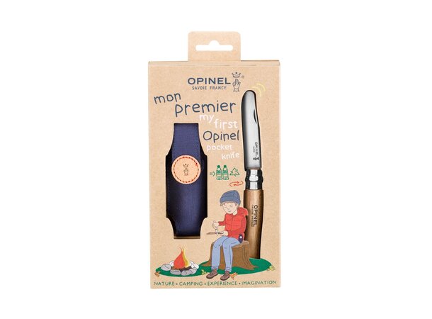 Opinel My First Opinel + sheath Box Kniv og slire for barn 