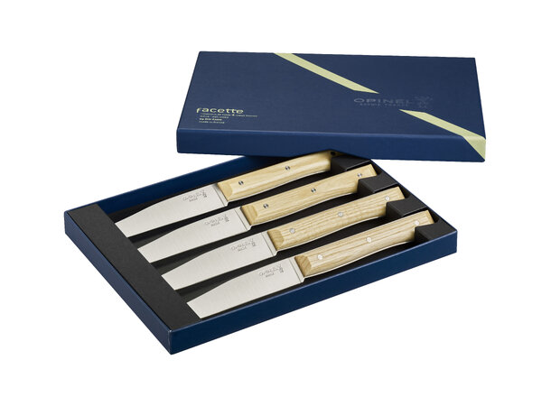 Opinel Facette Box 4 Ash/Ask Sett av 4 kniver 