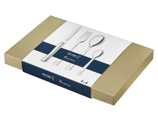 Opinel Perpetue kniv-gaffel-skje-teskje x4 sett 
