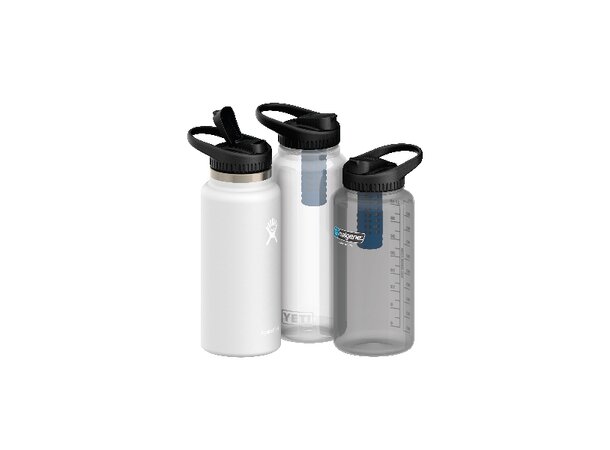 Platypus DayCap In-Bottle Filter Universallokk og integrert vannrenser 
