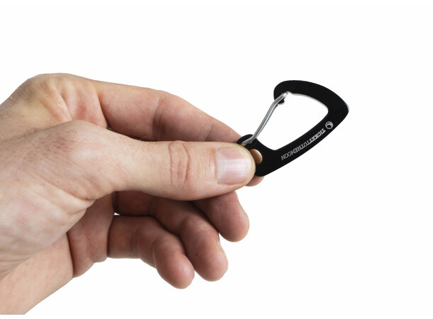 TTTM 2x Aluminium Carabiners 6kN Utstyrskarabiner 2pk 