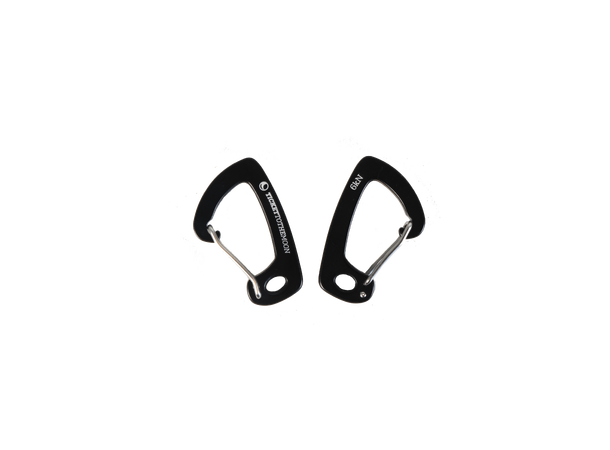 TTTM 2x Aluminium Carabiners 6kN Utstyrskarabiner 2pk 