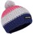 CAMP POM BEANIE Night blue/Grey/Magenta 