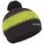 CAMP POM BEANIE Black/Lime/Grey 