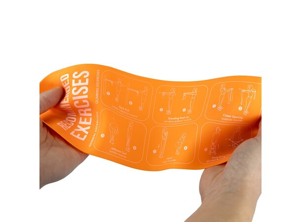 YY WARM BAND ORANGE Hard Strikk for oppvarming - Orange Hard 