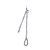 BEAL EXPRESSO FIT Justerbar forankringsslynge Blue 