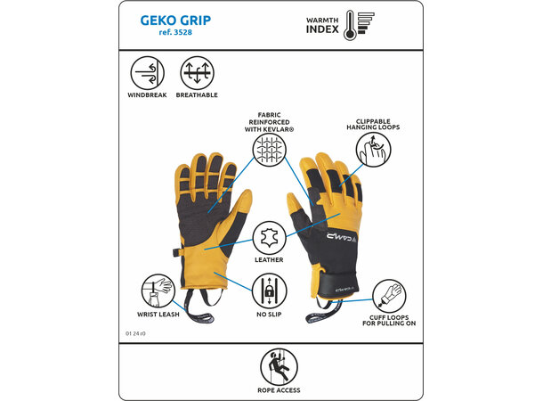 CAMP GEKO GRIP Hanske Arbeidshanske for vinter 