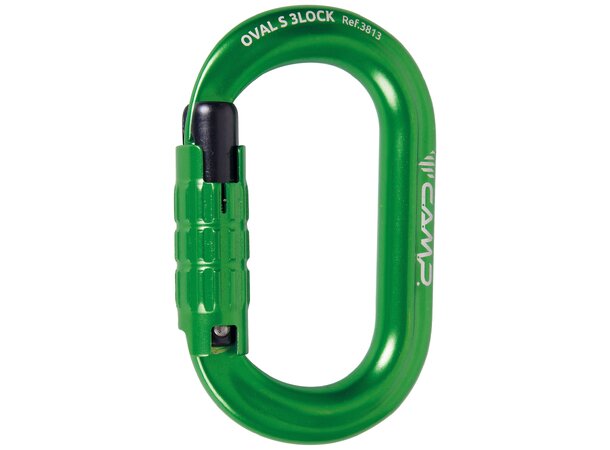 CAMP OVAL S 3LOCK Kompakt tre-stegs oval karabiner 