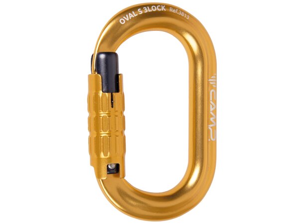CAMP OVAL S 3LOCK Kompakt tre-stegs oval karabiner 