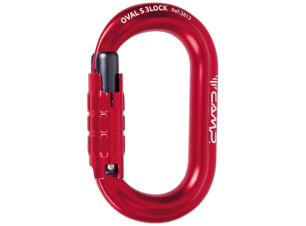 CAMP OVAL S 3LOCK Kompakt tre-stegs oval karabiner 