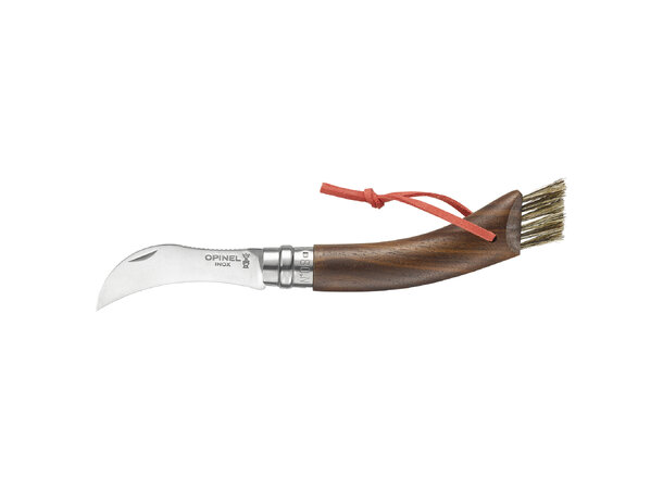 Opinel Mushroom Black Walnut Wooden Box Soppkniv med gaveeske 