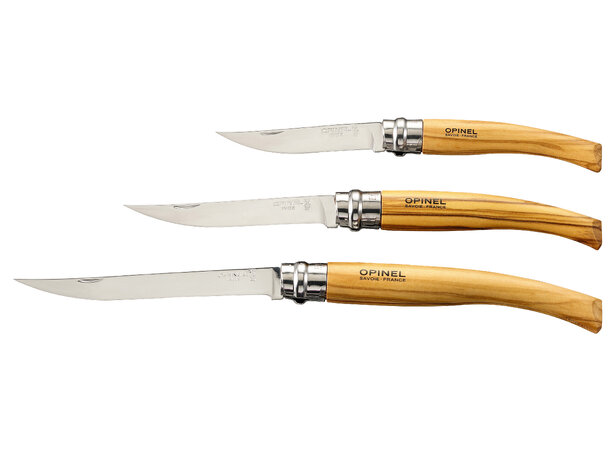 Opinel Slim Line 08 Oliven 