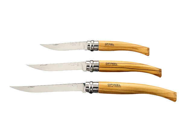 Opinel Slim Line 08 Oliven 