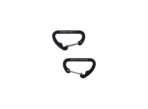 TTTM 8x Aluminium Carabiners 1kN Utstyrskarabiner 8pk 