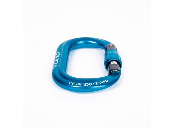 CAMP OVAL S LOCK Kompakt oval skrukarabiner 