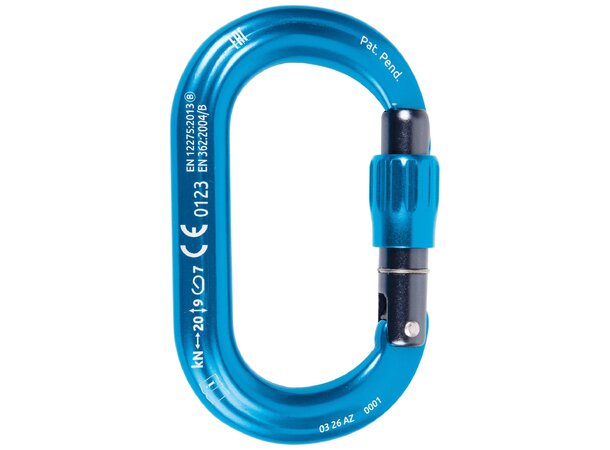 CAMP OVAL S LOCK Kompakt oval skrukarabiner 