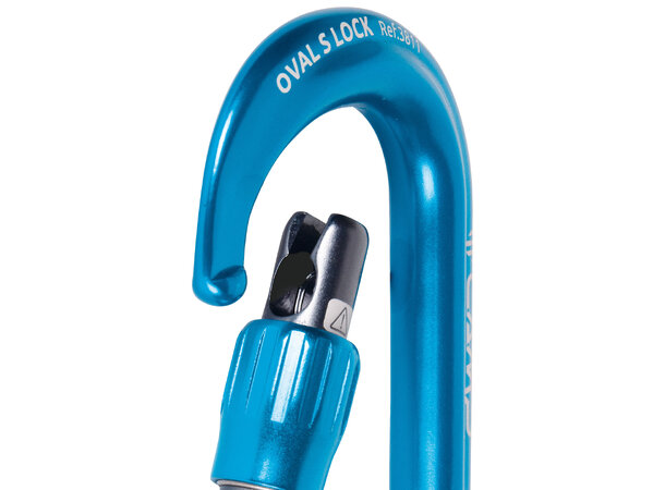 CAMP OVAL S LOCK Kompakt oval skrukarabiner 