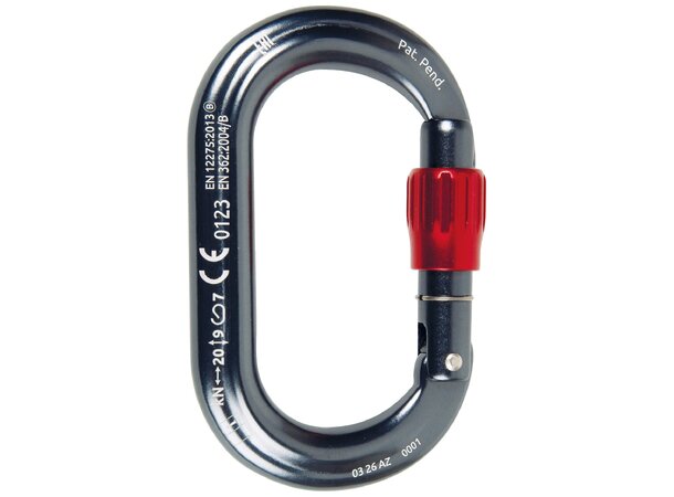 CAMP OVAL S LOCK Kompakt oval skrukarabiner 