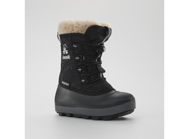 KAMIK CASCADE Vintersko Barn BLACK 