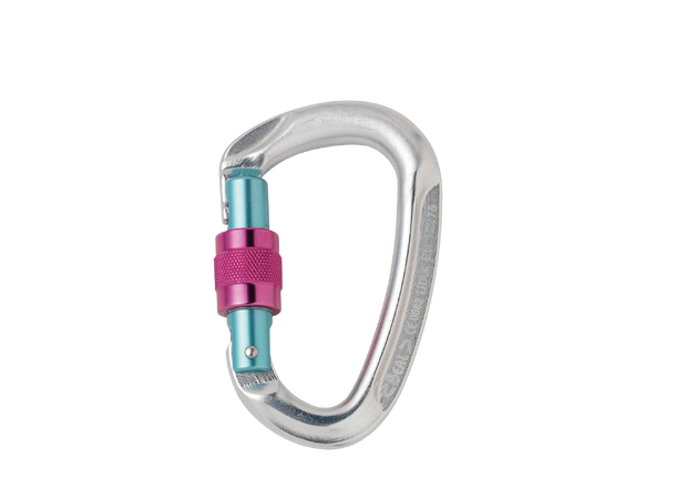 Beal BE ONE SCREW Karabiner Skru Bred anleggsflate 